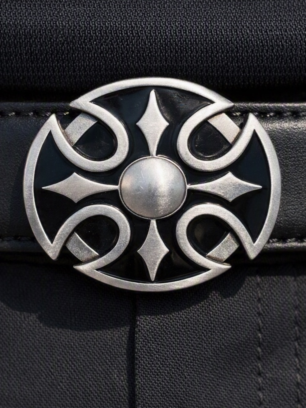 Great American Products Irish Celtic Cross Pewter Belt Buckle Fits 1.5” Belt